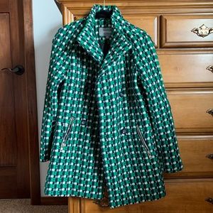 Johnston and Murphy herringbone swing coat